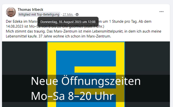 Fake-User von meinem Stalker Irlbeck